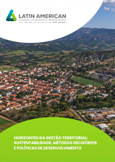 					Visualizar v. 17 n. 1 (2026): HORIZONTES DA GESTÃO TERRITORIAL: SUSTENTABILIDADE, MÉTODOS DECISÓRIOS E POLÍTICAS DE DESENVOLVIMENTO
				
